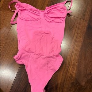 SKIMS Vibrant Pink Bodysuit